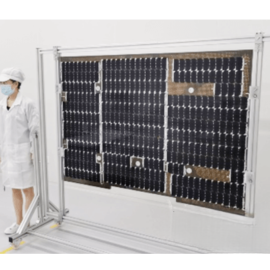 Small satellite solar array